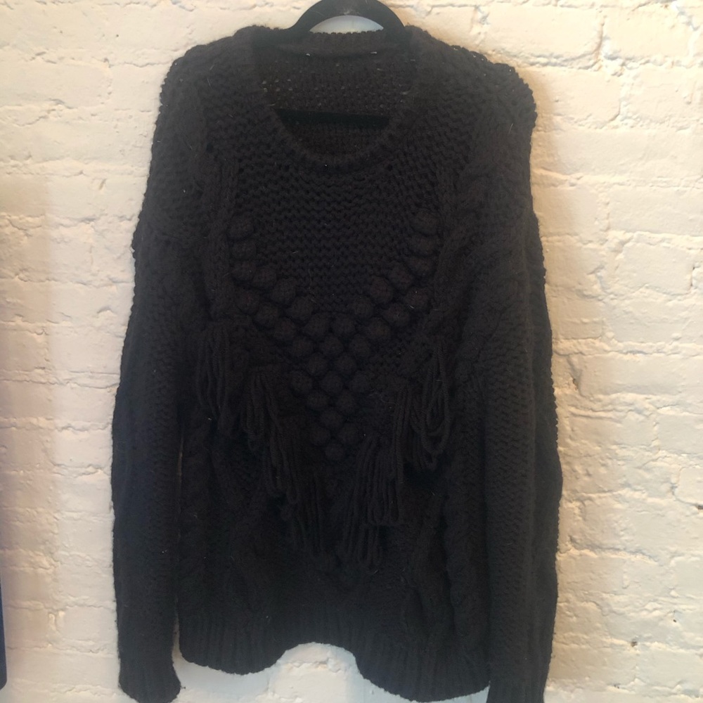 Zara Oversized chunky knit sweater
